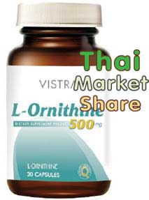 รูปภาพของ Vistra L-Ornithine 500mg. 30cap